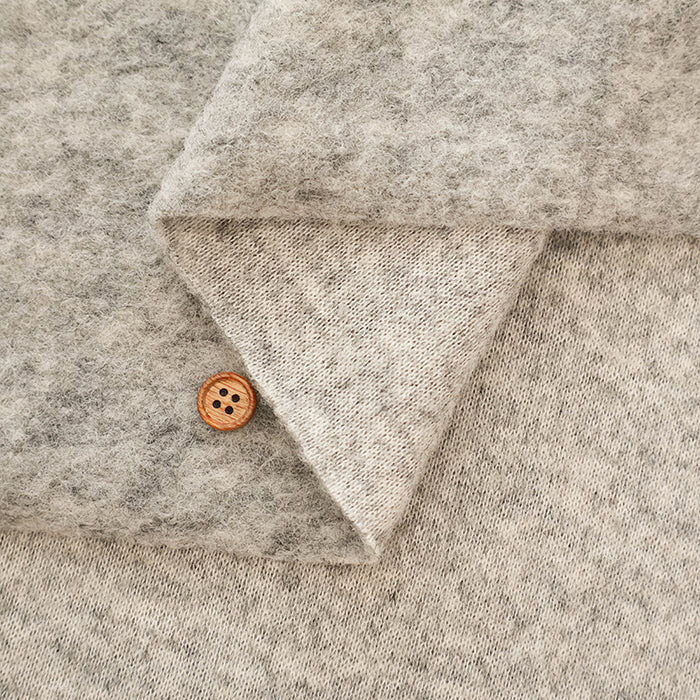 Polyester Sliver Knit Fabric - Plain - nomura tailor