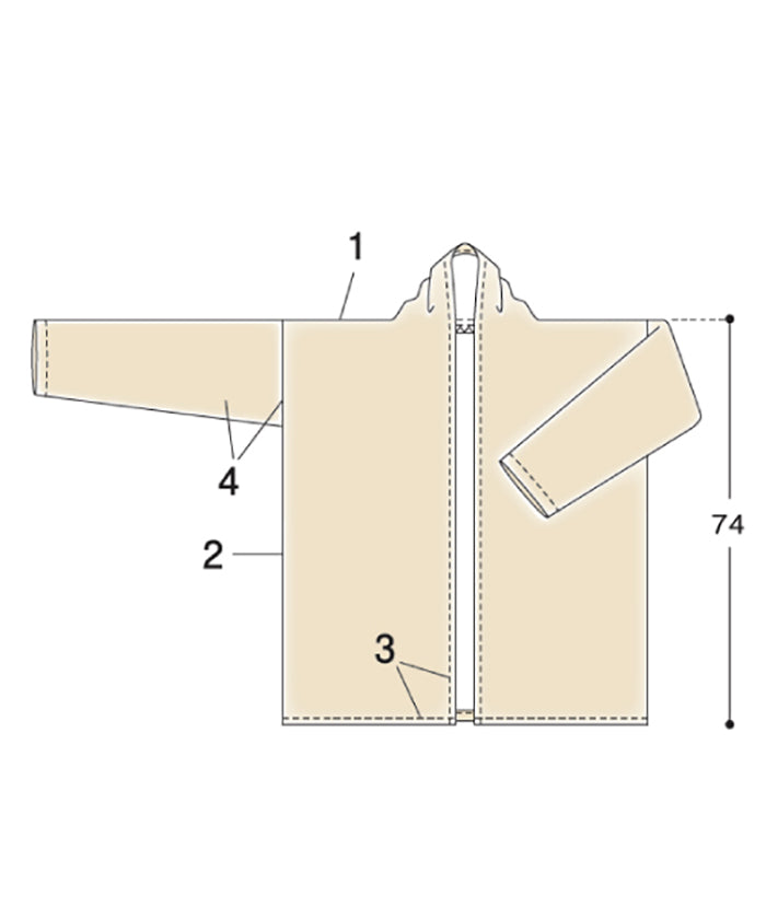 Sewing Pattern - “Straight and Simple Series” Haori Jacket - nomura tailor