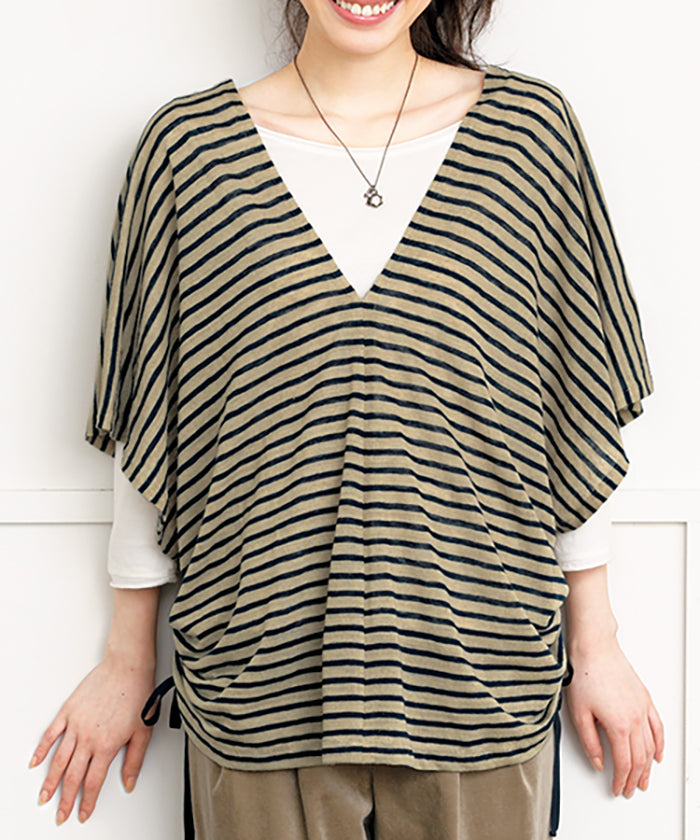 Sewing Pattern - “Straight and Simple Series” V-neck Blouse - nomura tailor