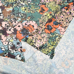 Polyester Smooth Printed Fabric - Flower - nomura tailor