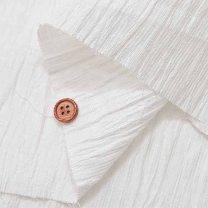 Yarn-dyed linen-washer fabric Solid color - nomura tailor