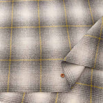 Wool gauze check fabric - nomura tailor