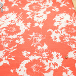 Polyester Shantung Print Fabric - Flower - nomura tailor