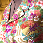 Cotton Muslin Print Fabric – Japanese-style Cranes - nomura tailor