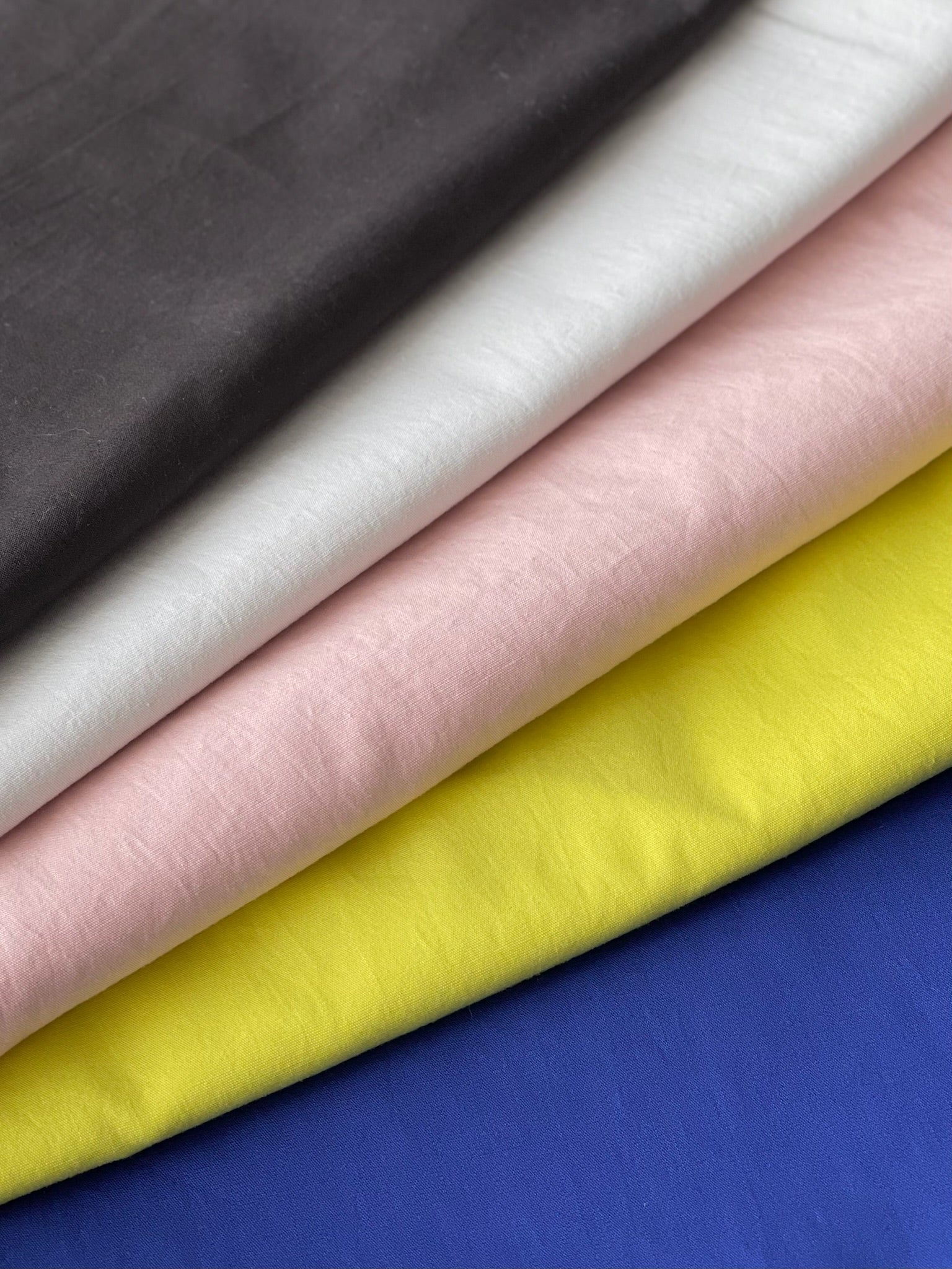 Polyester Amundsen Fabric – Solid Color (Cool Tones) - nomura tailor