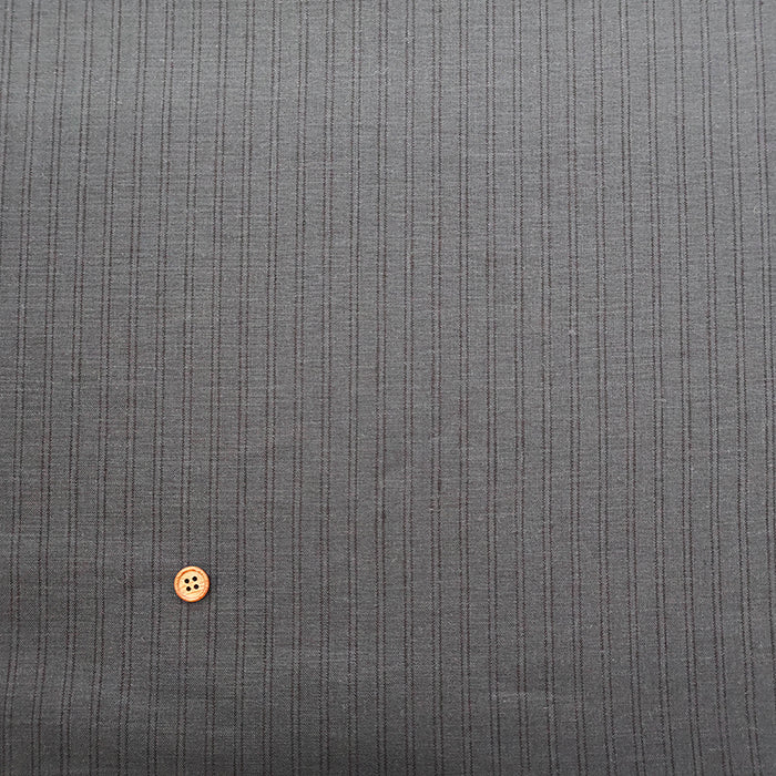 Linen Overdyed Fabric- Stripe - nomura tailor