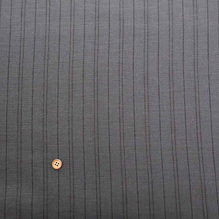 Linen Overdyed Fabric- Stripe - nomura tailor