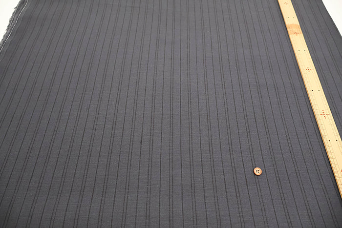 Linen Overdyed Fabric- Stripe - nomura tailor