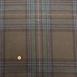 Linen Overdyed Fabric - Check - nomura tailor