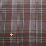 Linen Overdyed Fabric - Check - nomura tailor