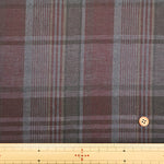 Linen Overdyed Fabric - Check - nomura tailor