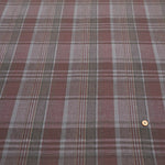 Linen Overdyed Fabric - Check - nomura tailor