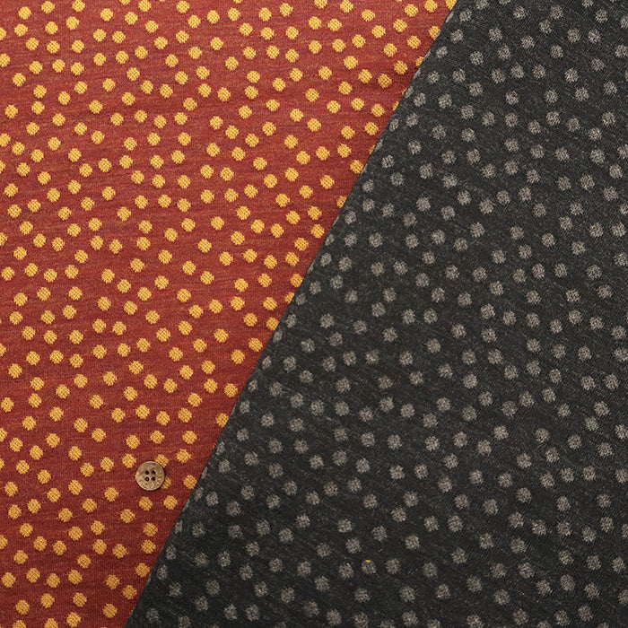 R/W Knit Jacquard Fabric - Dot - nomura tailor