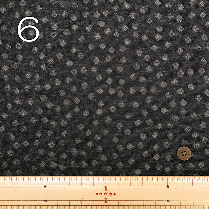 R/W Knit Jacquard Fabric - Dot - nomura tailor