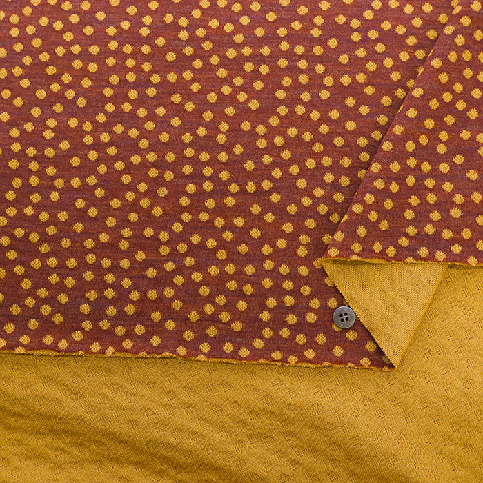 R/W Knit Jacquard Fabric - Dot - nomura tailor