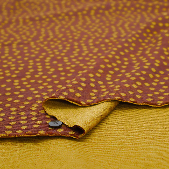 R/W Knit Jacquard Fabric - Dot - nomura tailor