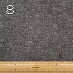 Wool Cotton Napped Tweed Fabric- Plain - nomura tailor