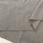 Wool Cotton Napped Tweed Fabric- Plain - nomura tailor