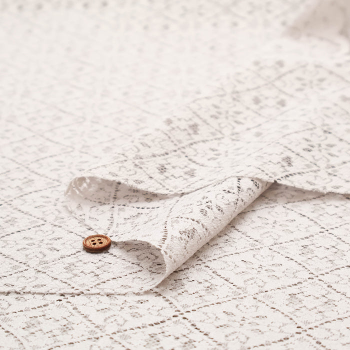 Polyester Raschel Lace Fabric - nomura tailor