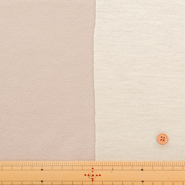 Wool Blend Reversible Knit Fabric - Plain - nomura tailor