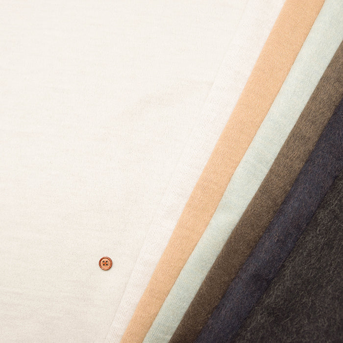 Bonnell Air Shaggy Fabric - Solid Color - nomura tailor