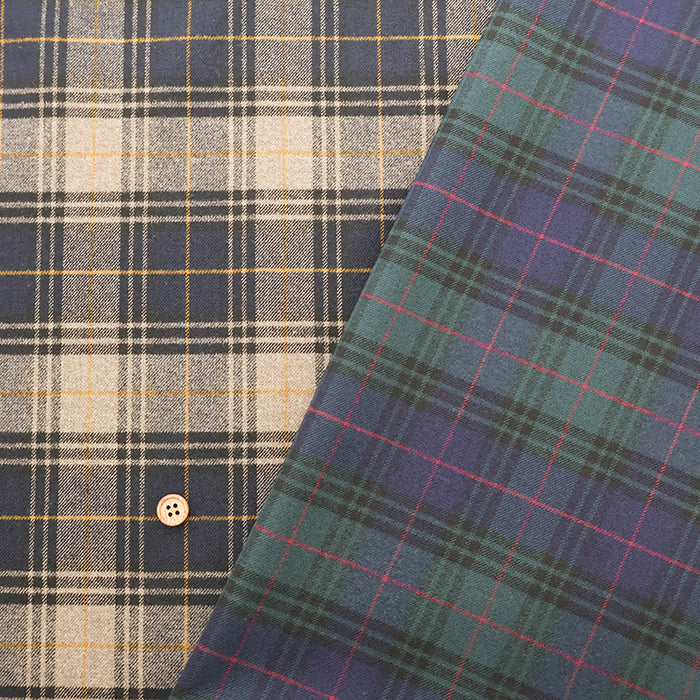 Bishu T/R Classy Tartan Fabric - nomura tailor