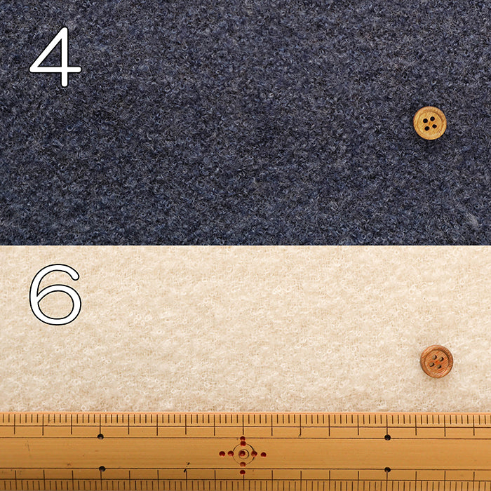 Soft Loop Tweed Fabric - Plain - nomura tailor
