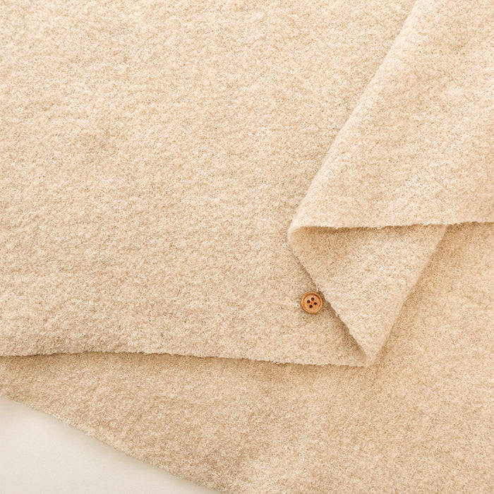 Soft Loop Tweed Fabric - Plain - nomura tailor