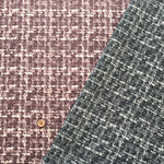 Nylon Brushed-Back Tweed-Style Knit Print Fabric - nomura tailor