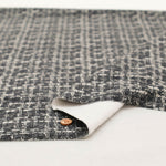 Nylon Brushed-Back Tweed-Style Knit Print Fabric - nomura tailor