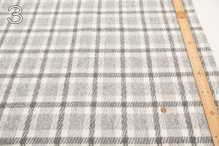 Wool Check Fabric - nomura tailor