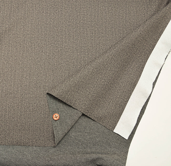 Made in China Polyester Ponte Print Fabric - Herringbone - nomura tailor