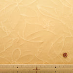 Polyester Embossed Stretch Fabric - Line Flower - nomura tailor