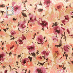 Cotton Stretch Print Fabric - Flower - nomura tailor
