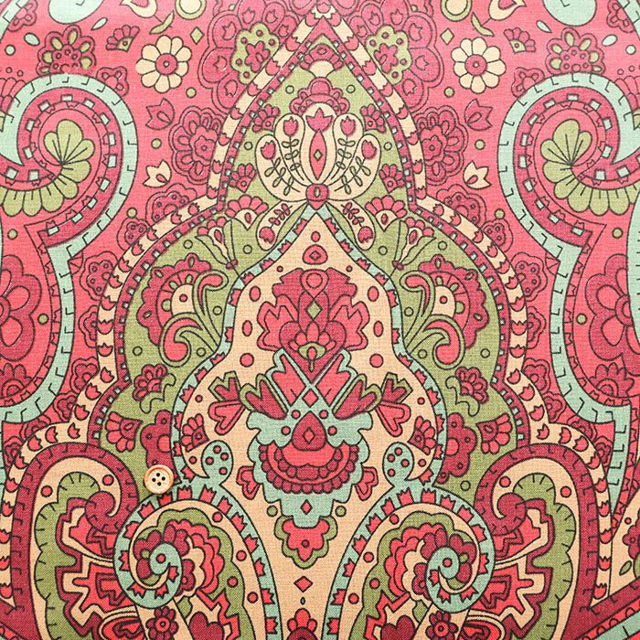 Double Width Linen Print Fabric - nomura tailor