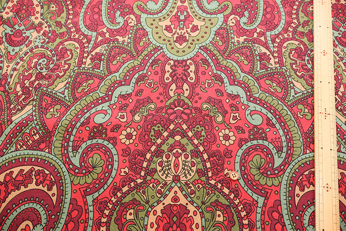 Double Width Linen Print Fabric - nomura tailor