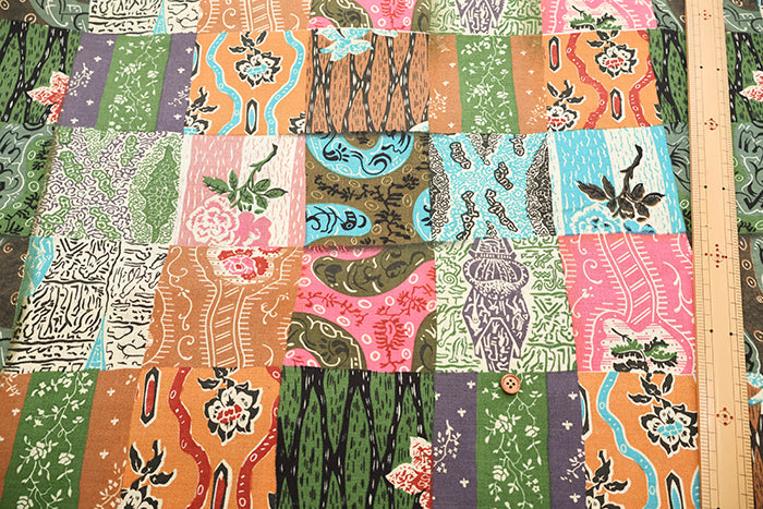 Double Width Linen Print Fabric - nomura tailor