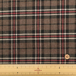 Half-Linen Check Fabric - nomura tailor