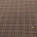 Half-Linen Check Fabric - nomura tailor