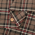 Half-Linen Check Fabric - nomura tailor