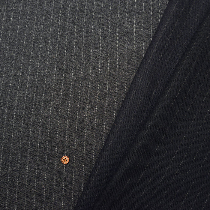 CORDURA Wool Stripe Fabric - nomura tailor