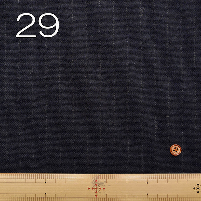 CORDURA Wool Stripe Fabric - nomura tailor
