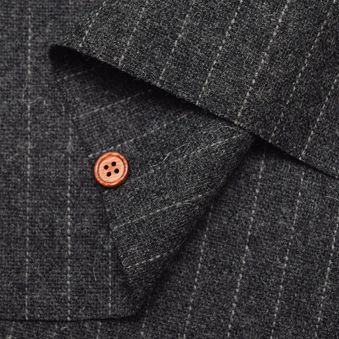 CORDURA Wool Stripe Fabric - nomura tailor