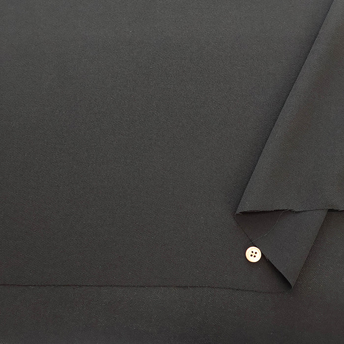 Polyester Formal Black Fabric- Plain - nomura tailor