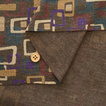 Wool Blend Smooth Print Fabric - nomura tailor