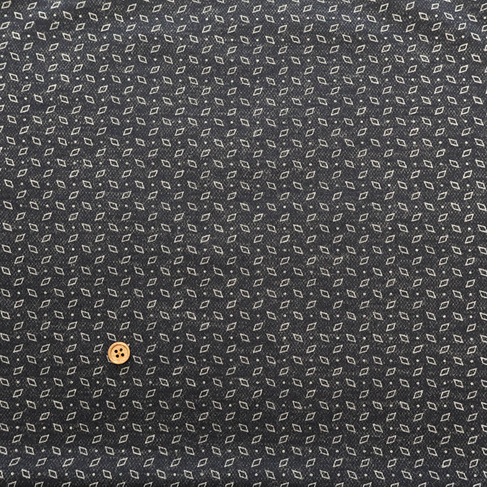 Wool Blend Smooth Print Fabric - Botanical - nomura tailor