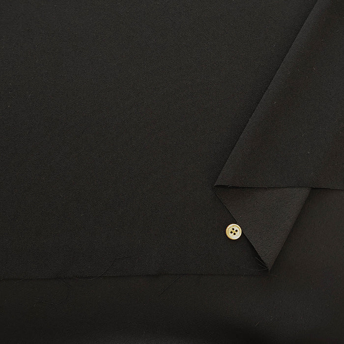 Black Georgette Fabric - Plain - nomura tailor
