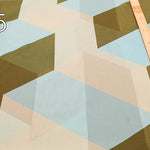 Polyester Georgette Print Fabric - Block - nomura tailor