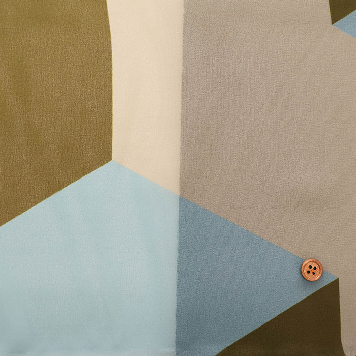 Polyester Georgette Print Fabric - Block - nomura tailor