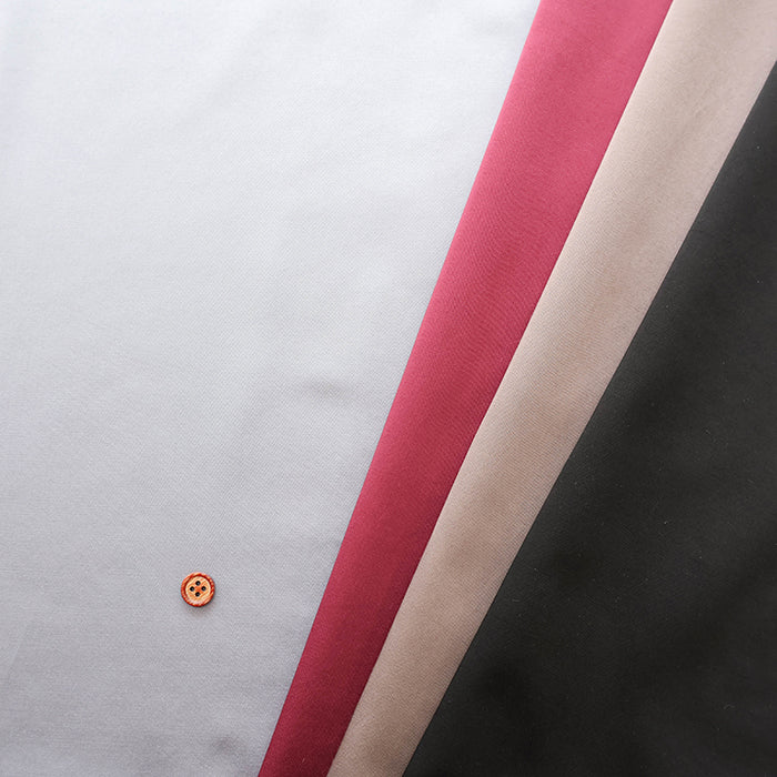 Cotton Chinon Fabric - Plain - nomura tailor
